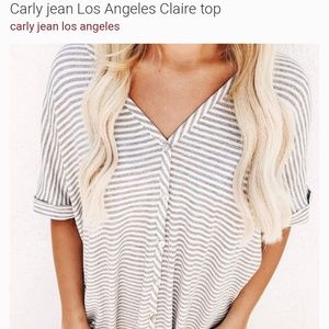 New Carly Jean Los Angeles "Claire" top size small